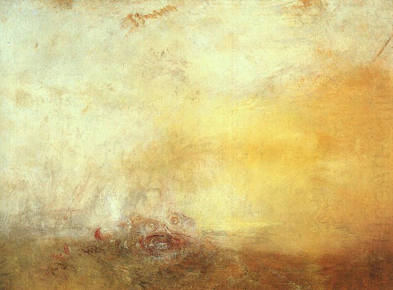 Joseph Mallord William Turner Sunrise with Sea Monsters china oil painting image